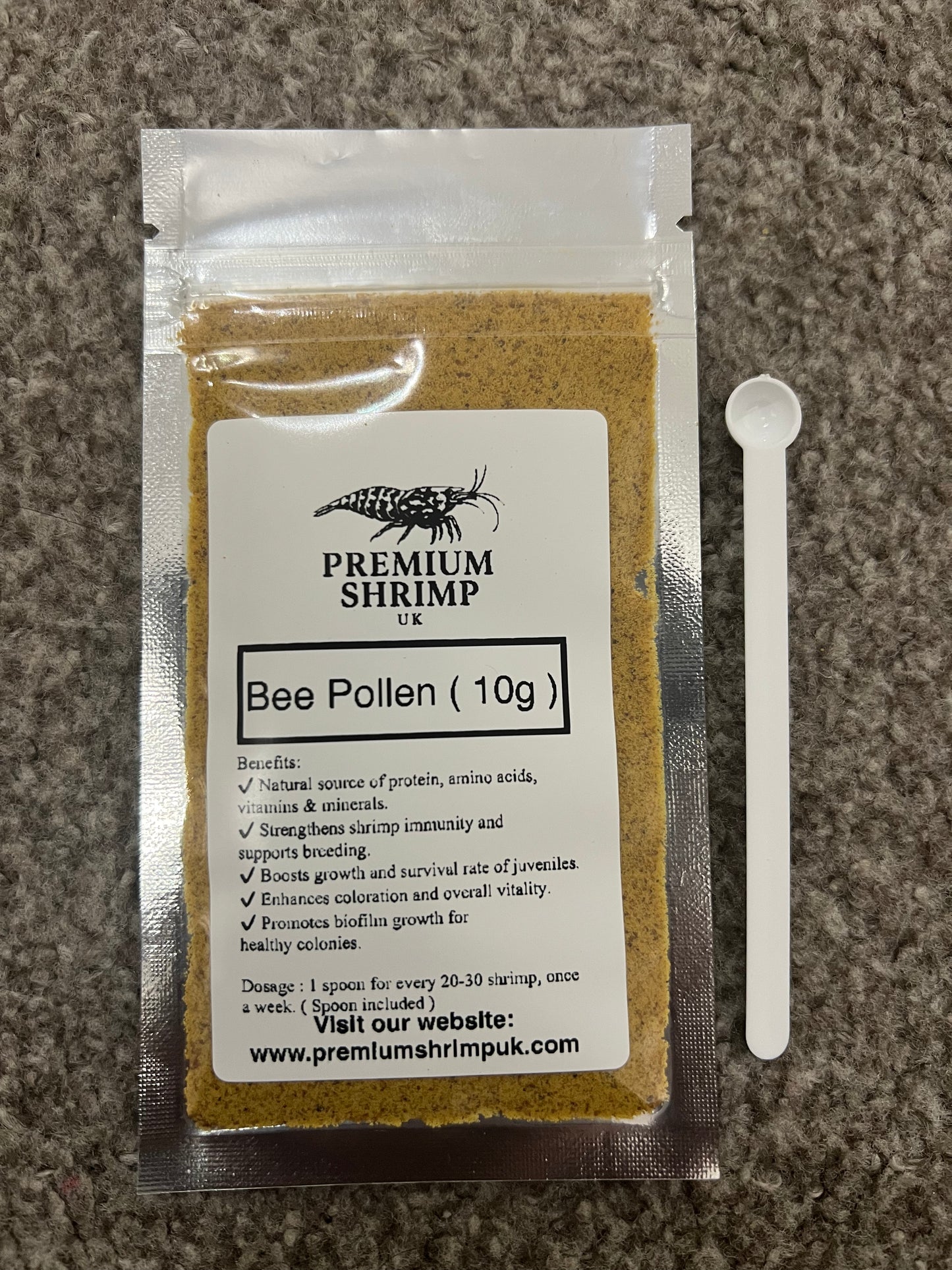 Premium Shrimp UK Bee Pollen Shrimp Food