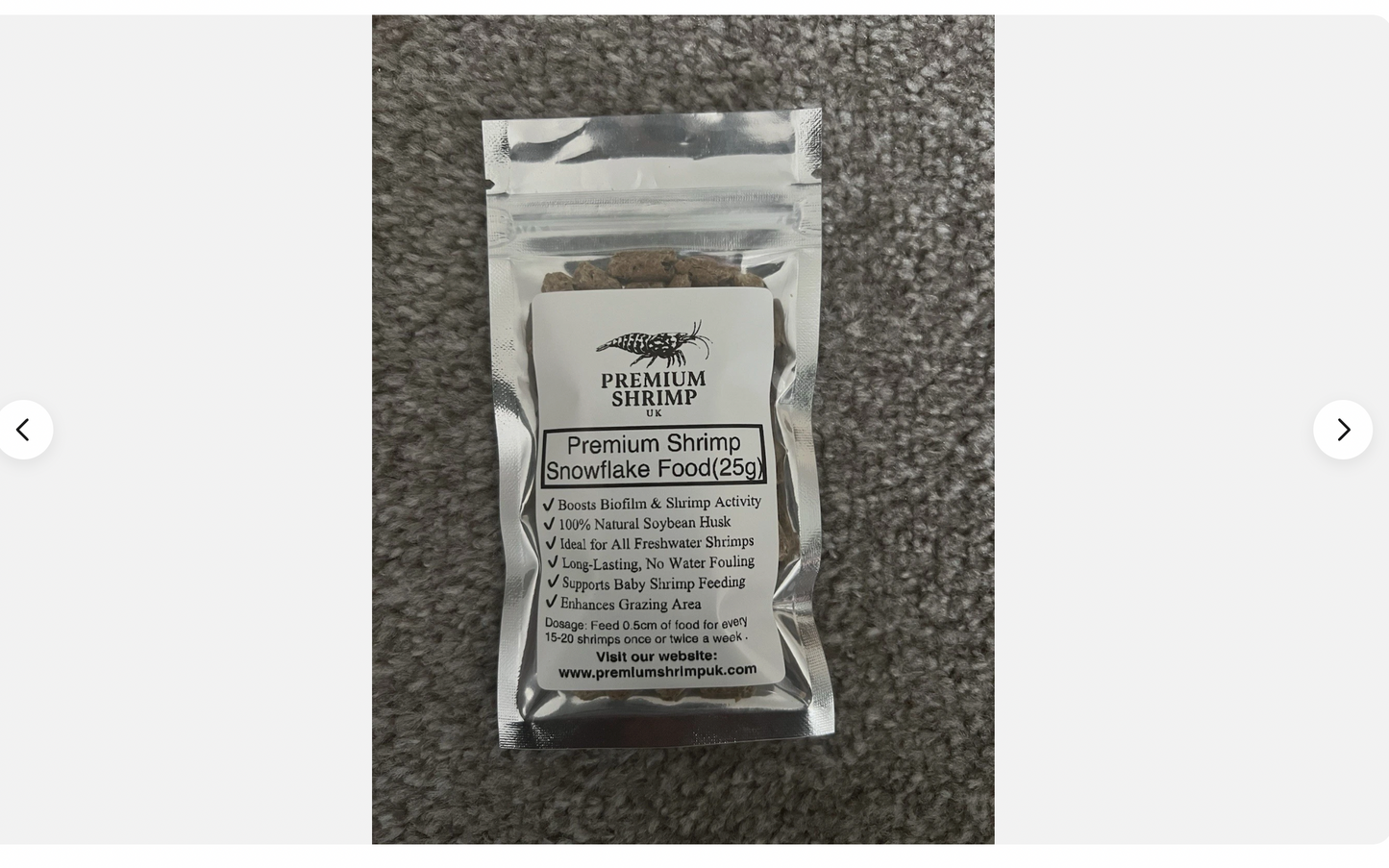 Premium Shrimp UK Snowflake Shrimp Food