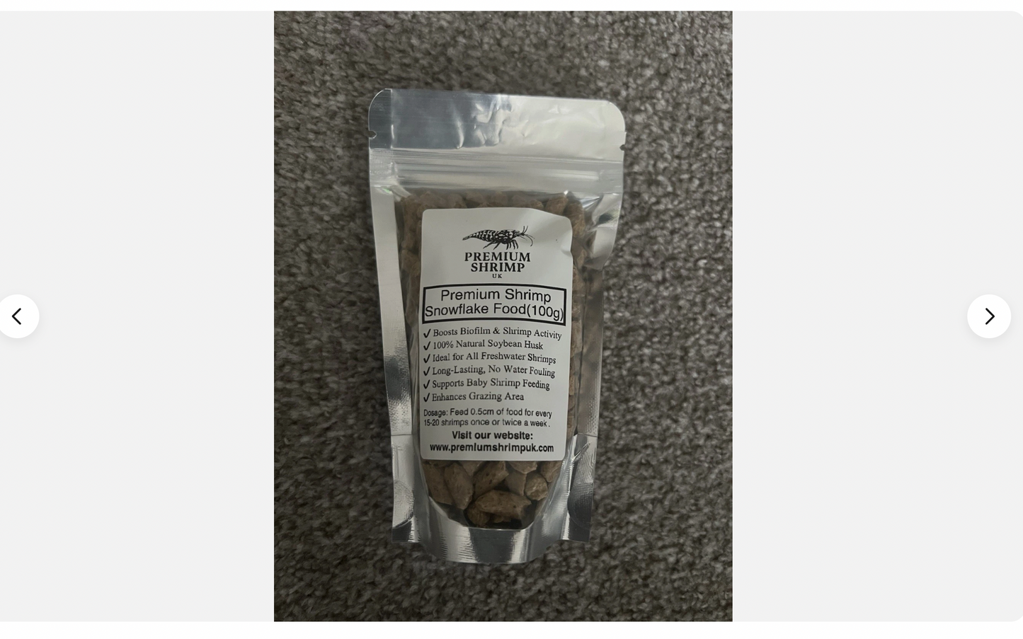 Premium Shrimp UK Snowflake Shrimp Food