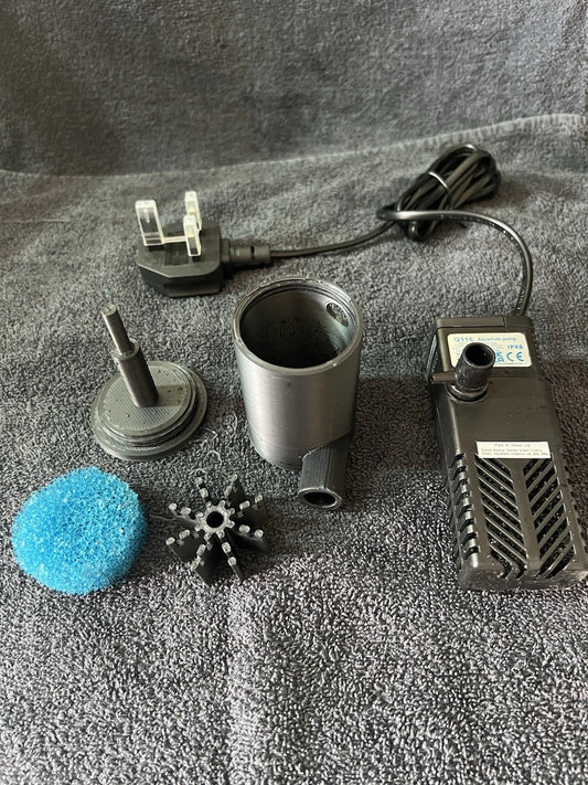 3D Printed CO₂ Reactor for Planted Aquariums