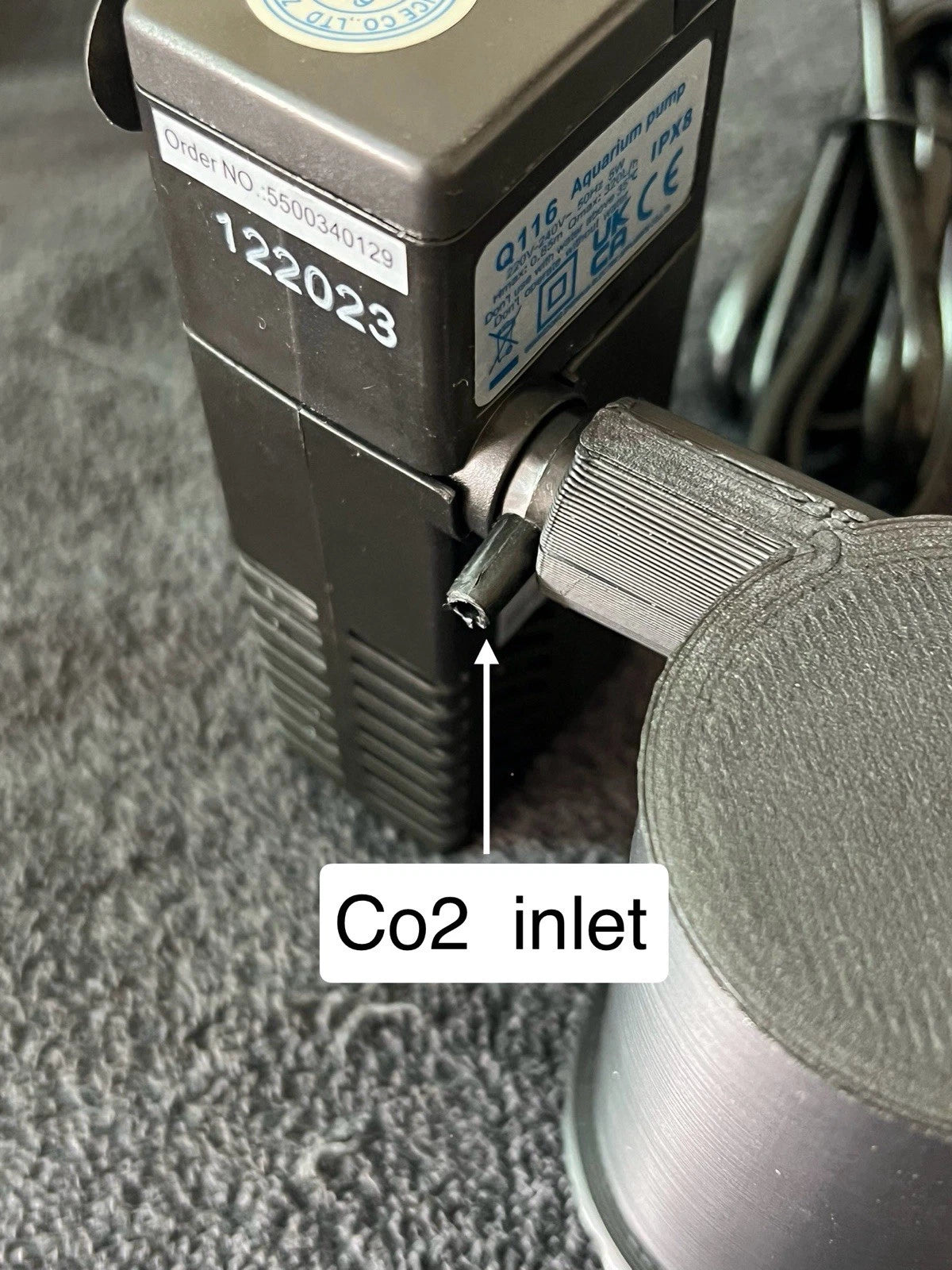 3D Printed CO₂ Reactor for Planted Aquariums