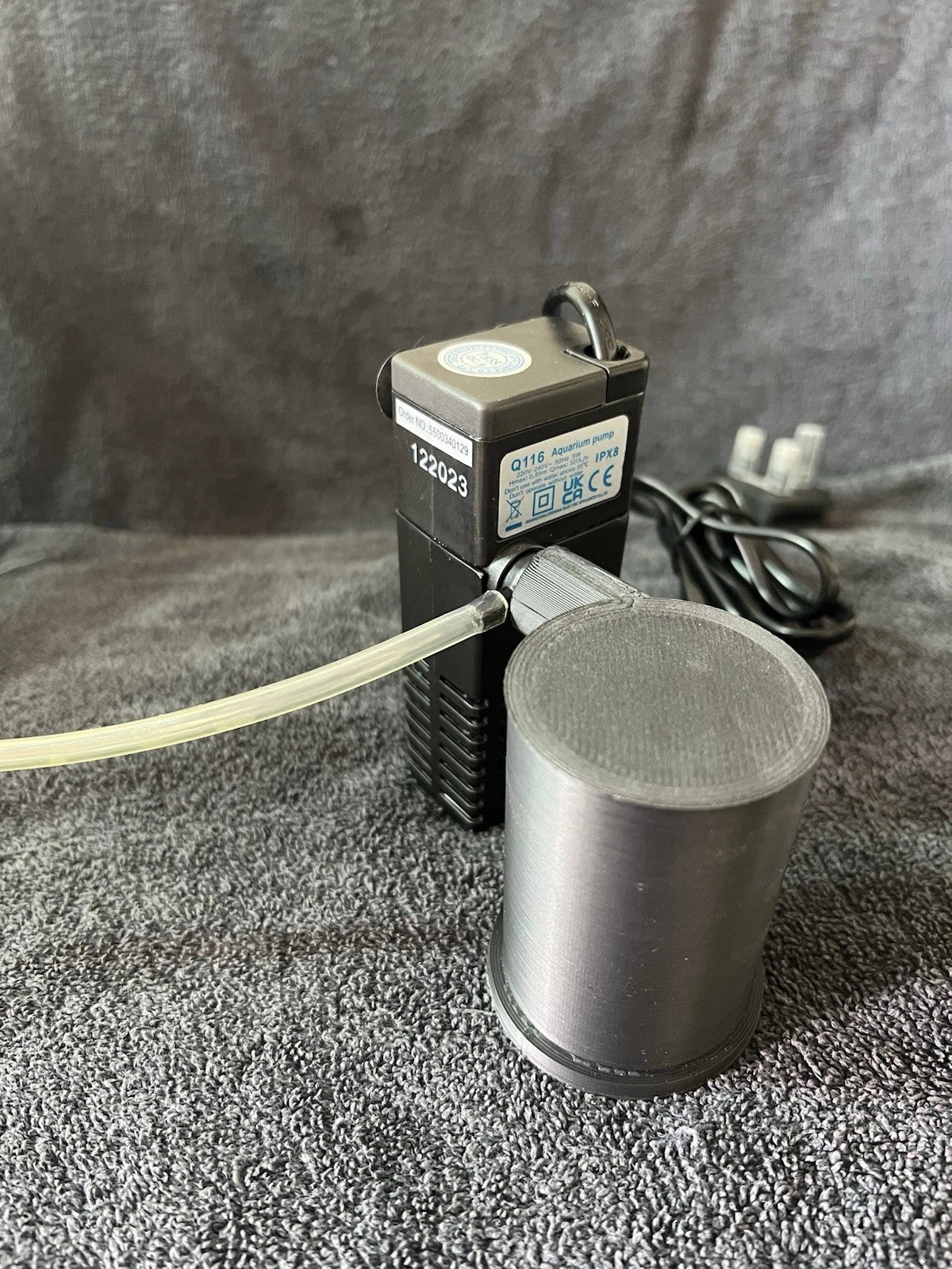 3D Printed CO₂ Reactor for Planted Aquariums