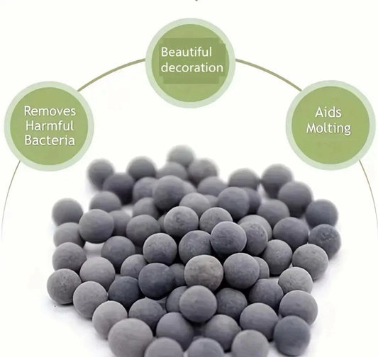 Grey Mineral Balls for Shrimp Snails Plecos Nerites Ramshorns